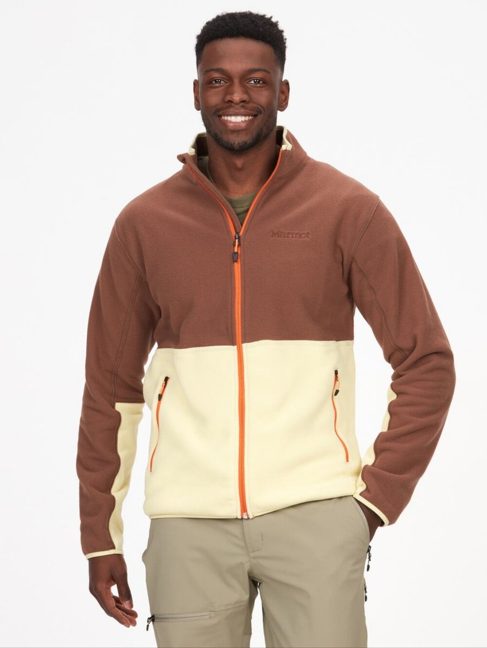 Marmot Rocklin Fleece Full-Zip Jacket Pinecone/Wheat